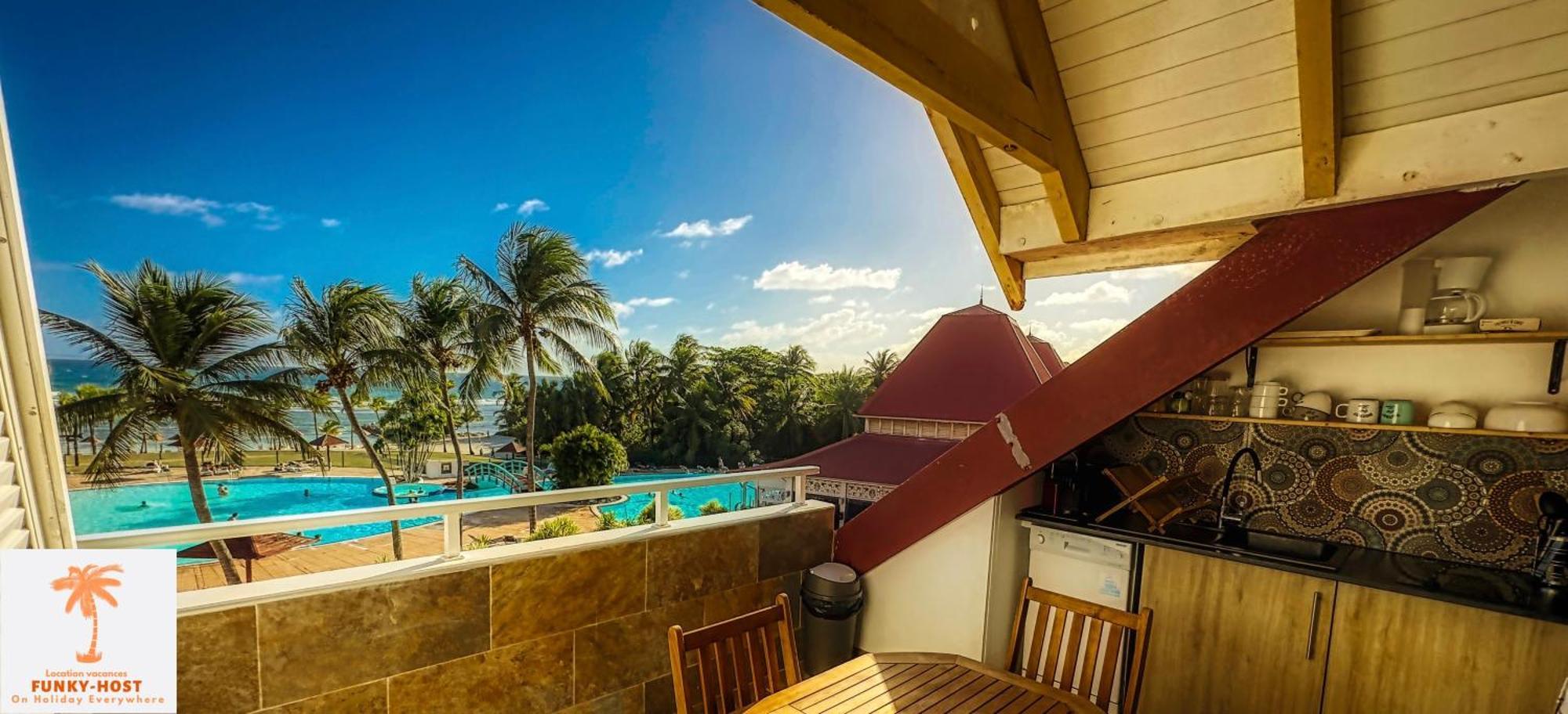 Ti Kaz Funky Host -T3 Vue Mer Premium 3 Etoiles - Village Vacances Sainte Anne Guadeloupe Exterior foto